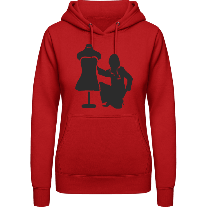 Dressmaker Silhouette Female Vrouwen Hoodie contain pic