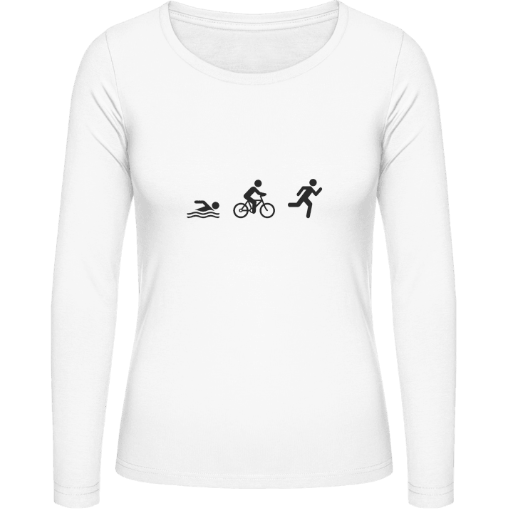 Triathlon T-shirt à manches longues pour femmes contain pic