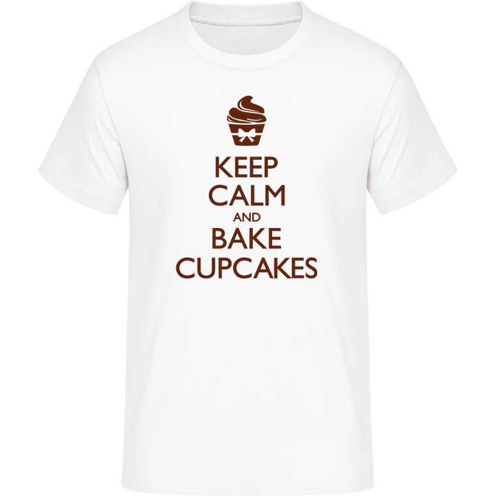 Keep Calm And Bake Cupcakes Maglietta contain pic