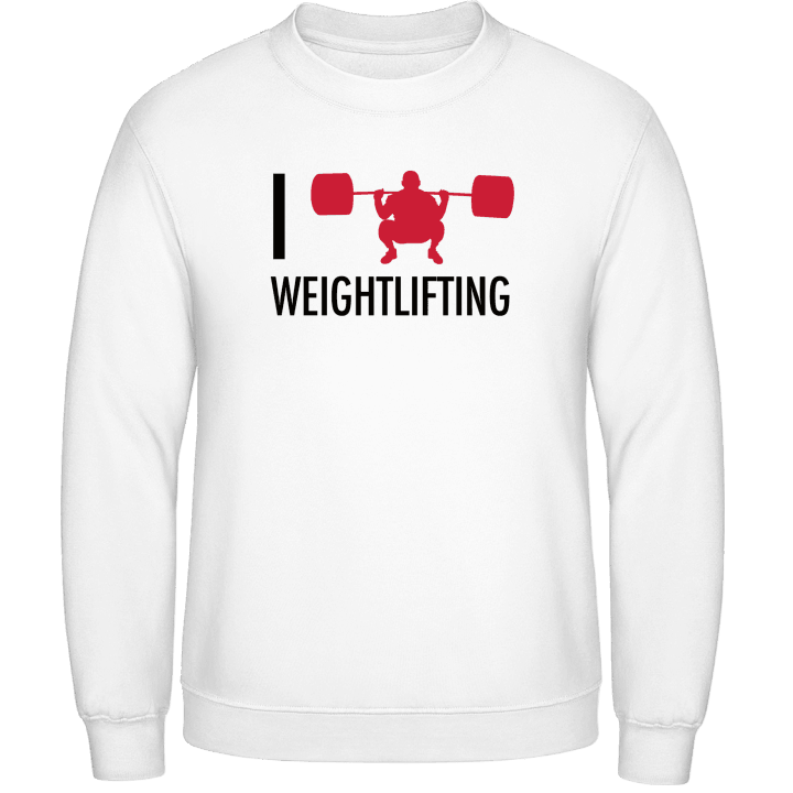 I Love Weightlifting Felpa contain pic