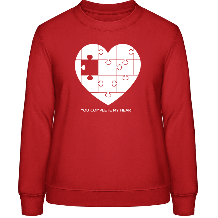 Complete My Heart Sweatshirt för kvinnor contain pic