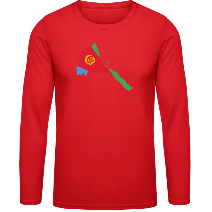 Eritrea Map T-shirt à manches longues 0 image