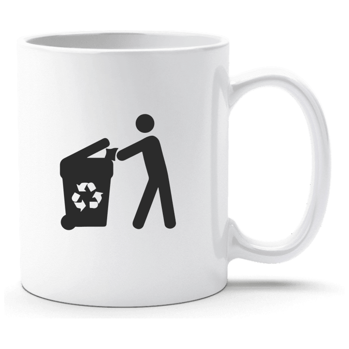 Garbage Man Logo Taza contain pic