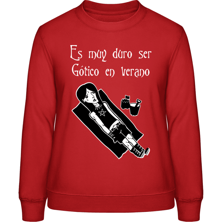 Gotico En Verano Vrouwen Sweatshirt contain pic