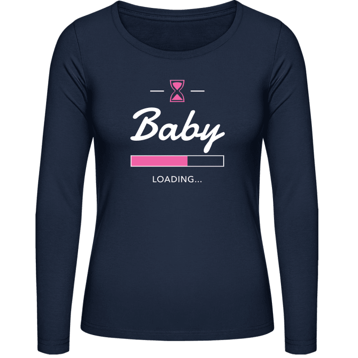 Baby Loading Rose T-shirt à manches longues pour femmes 0 image