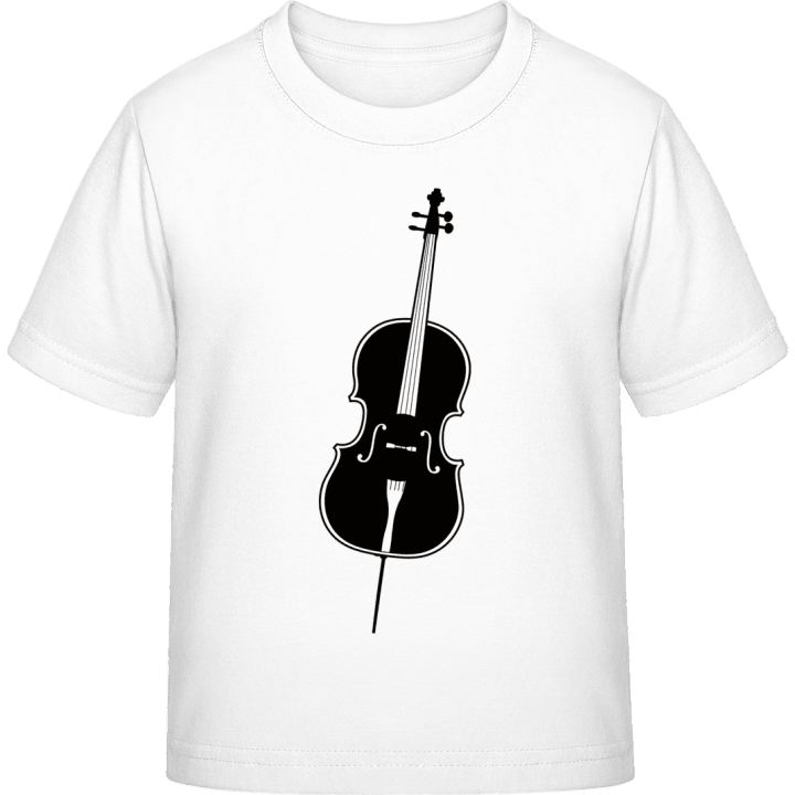Cello Outline T-shirt för barn contain pic