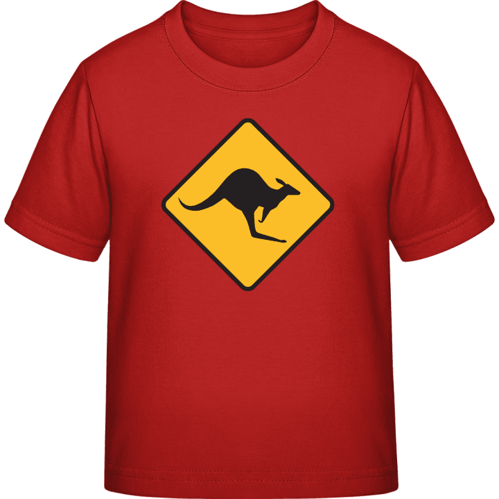 Kangaroo Warning Kinderen T-shirt 0 image