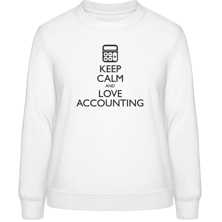 Keep Calm And Love Accounting Vrouwen Sweatshirt 0 image