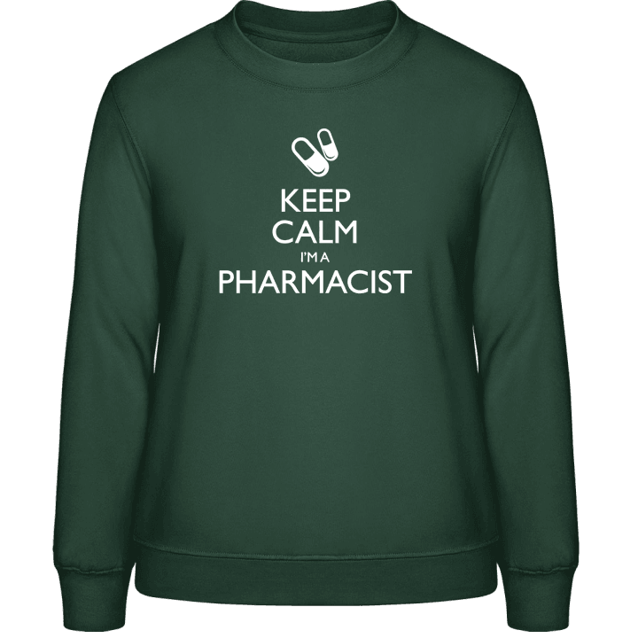 Keep Calm And Call A Pharmacist Frauen Sweatshirt contain pic