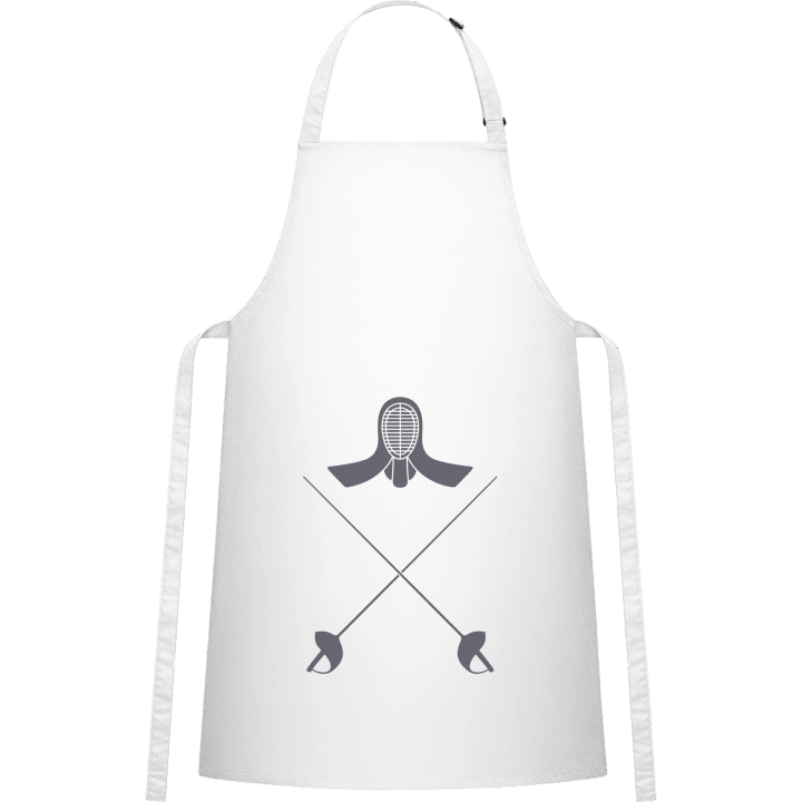 Fencing Swords and Helmet Kitchen Apron contain pic