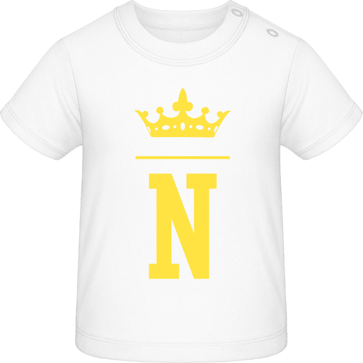 N Initial Name Baby T-Shirt contain pic