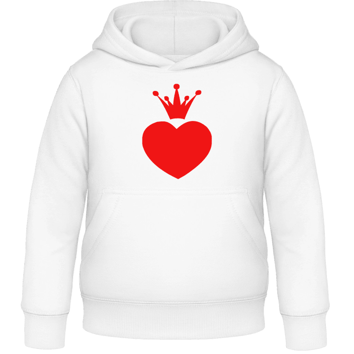 Heart With Crown Sudadera para niños contain pic