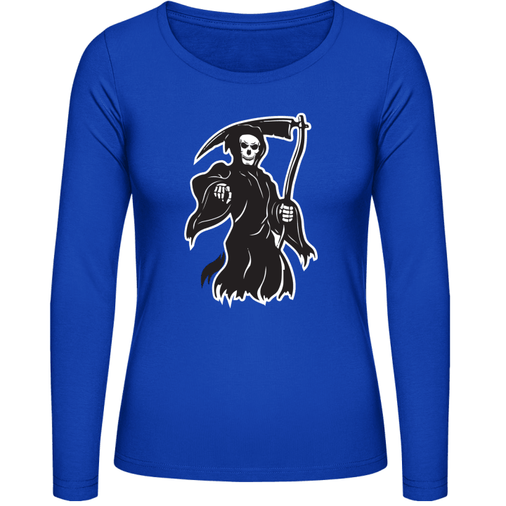 Grim Reaper Death Frauen Langarmshirt contain pic