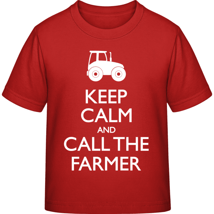 Keep Calm And Call The Farmer Kinderen T-shirt contain pic