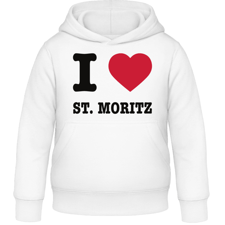 I Love St. Moritz Felpa con cappuccio per bambini contain pic