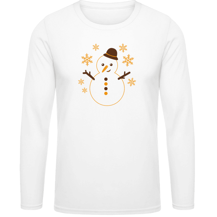 Happy Snowman Long Sleeve Shirt 0 image