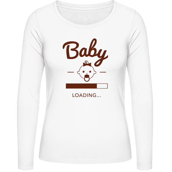 Baby Loading Progress T-shirt à manches longues pour femmes 0 image