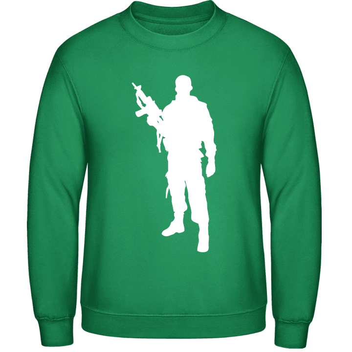 Armed Soldier Sweatshirt contain pic