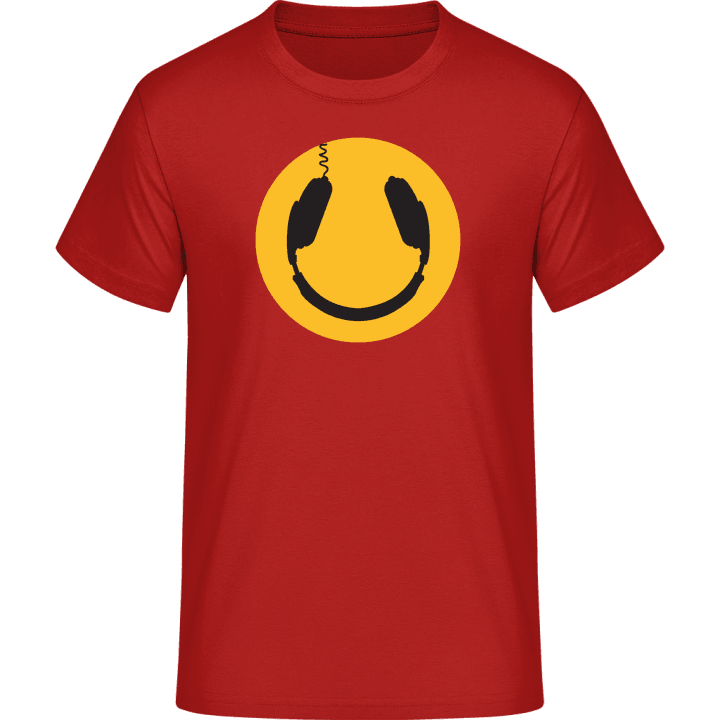 DJ Headphones Smiley T-Shirt contain pic