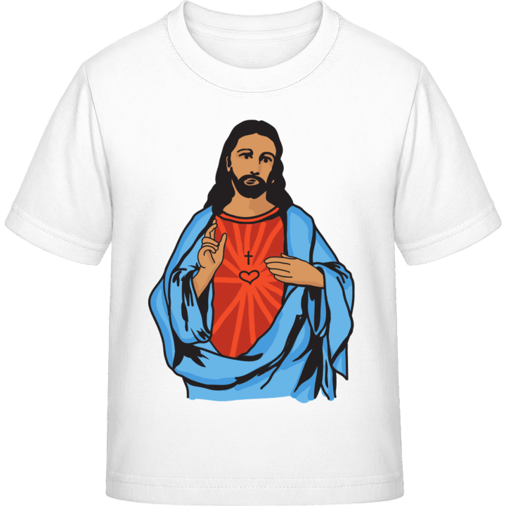 Jesus Illustration T-skjorte for barn contain pic
