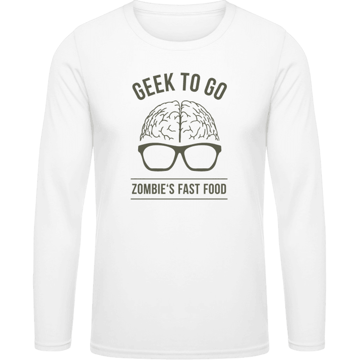 Geek To Go Zombie Food Long Sleeve Shirt 0 image