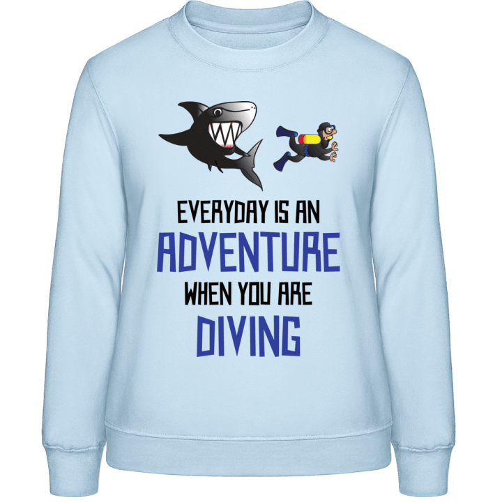 Diver Adventures Frauen Sweatshirt contain pic