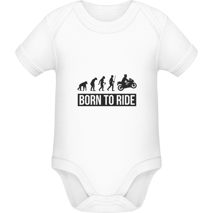 Born To Ride Motorbike Baby Romper contain pic