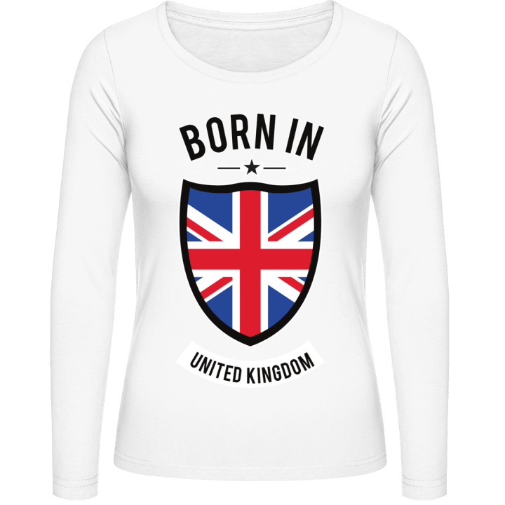 Born in United Kingdom T-shirt à manches longues pour femmes 0 image