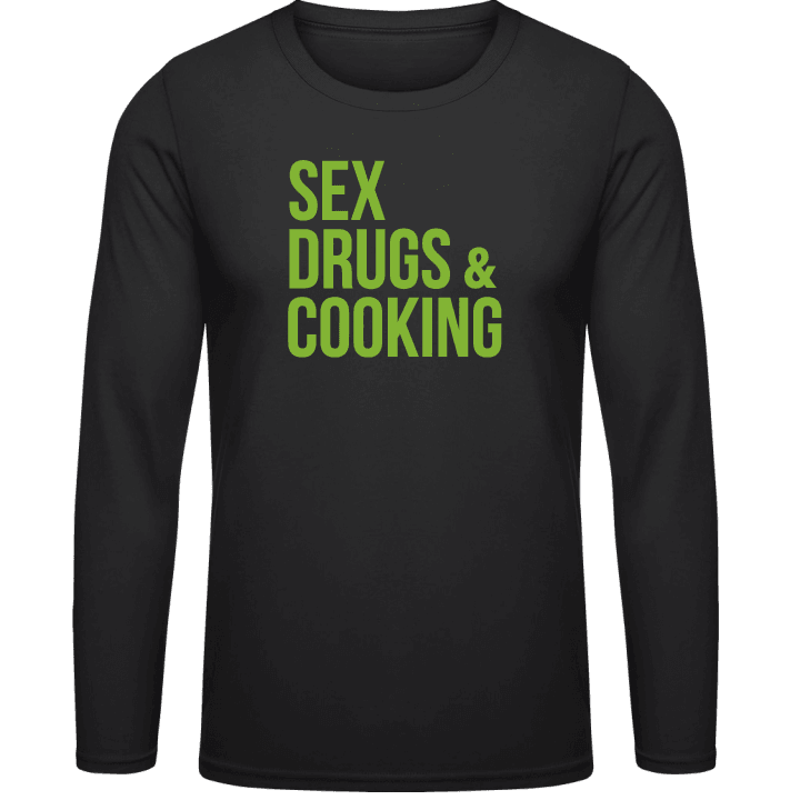 Sex Drugs Cooking Shirt met lange mouwen contain pic