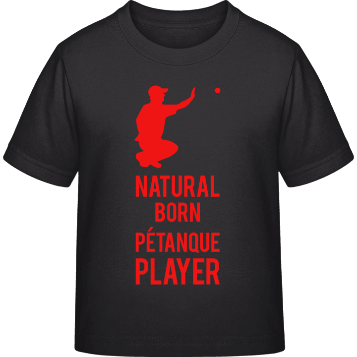 Natural Born Pétanque Player T-skjorte for barn contain pic