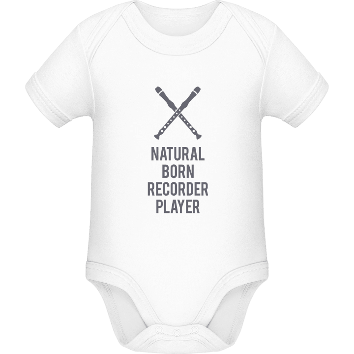 Natural Born Recorder Player Baby Strampler contain pic
