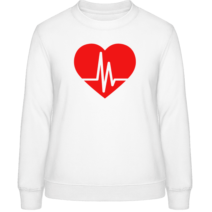 Heart Beat Logo Frauen Sweatshirt contain pic
