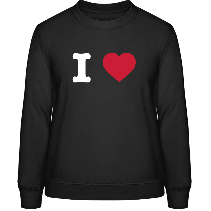 I heart Sweatshirt för kvinnor contain pic