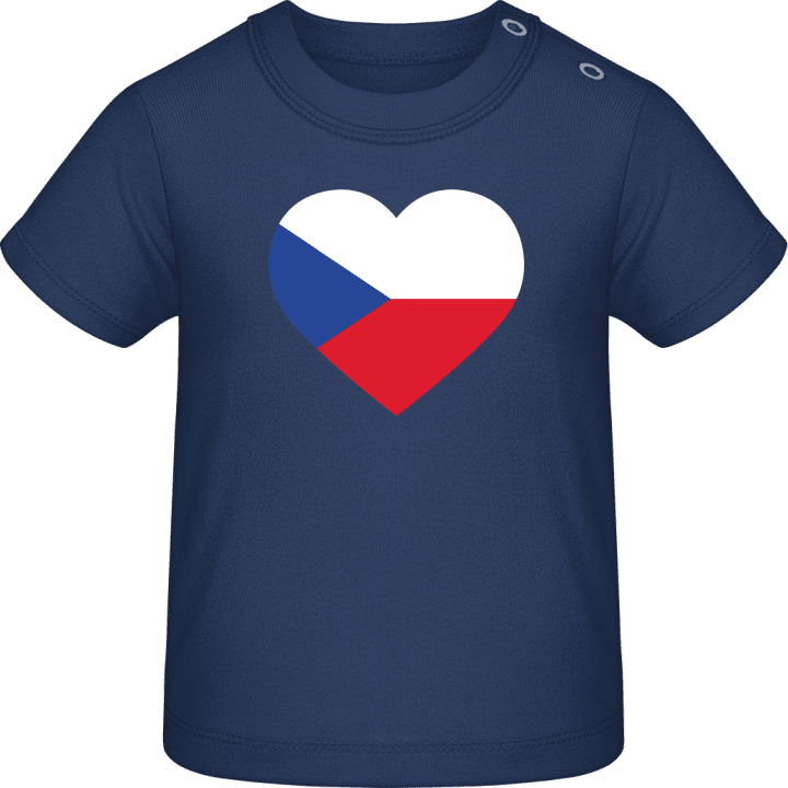 Czech Heart Baby T-skjorte contain pic
