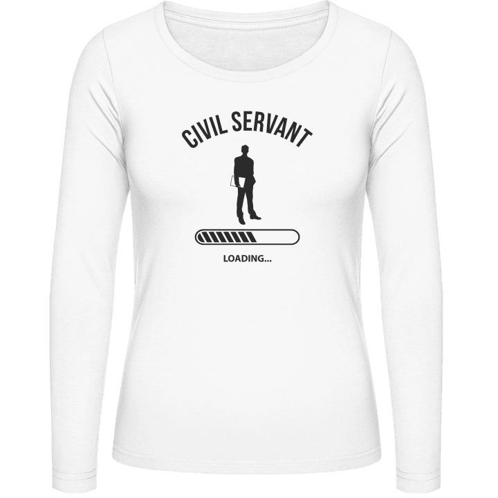 Civil Servant Loading Vrouwen Lange Mouw Shirt contain pic