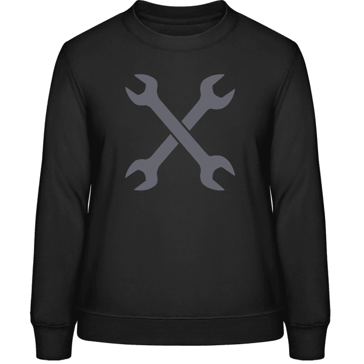 Schraubenschlüssel gekreuzt Frauen Sweatshirt contain pic