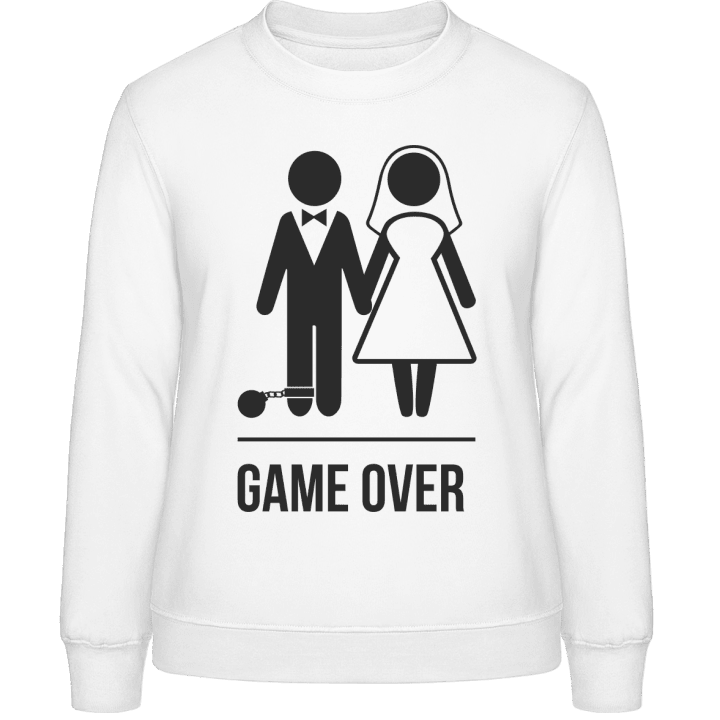 Game Over Groom's End Sweatshirt för kvinnor contain pic