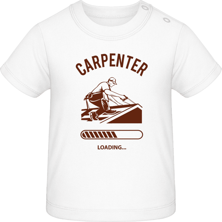 Carpenter Loading... Camiseta de bebé contain pic