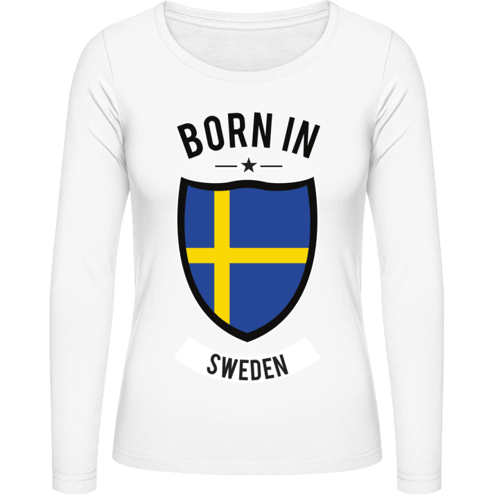 Born in Sweden Frauen Langarmshirt 0 image