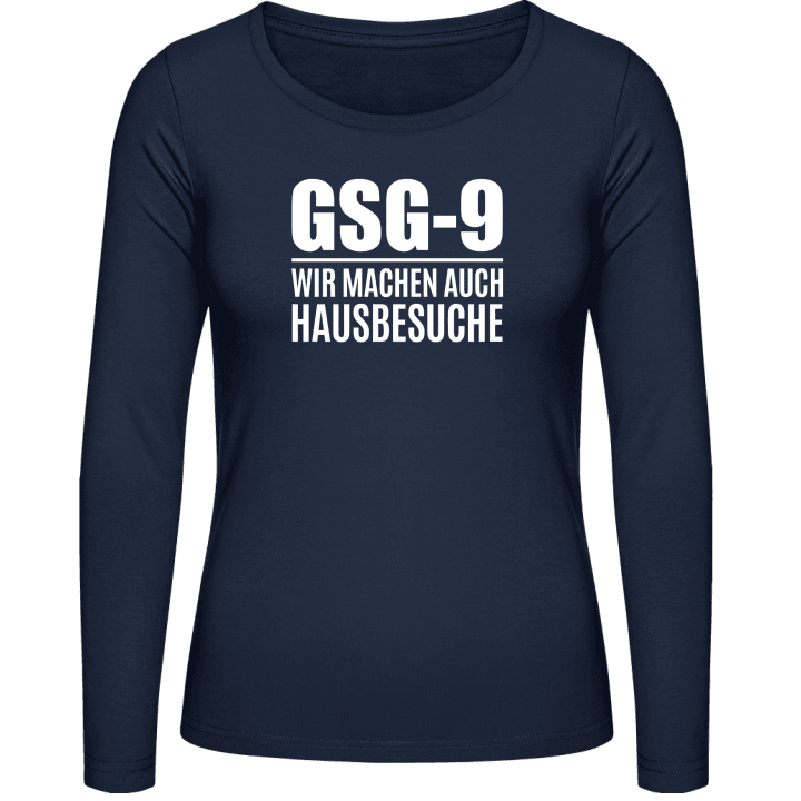GSG 9 Wir machen Hausbesuche Langermet skjorte for kvinner contain pic