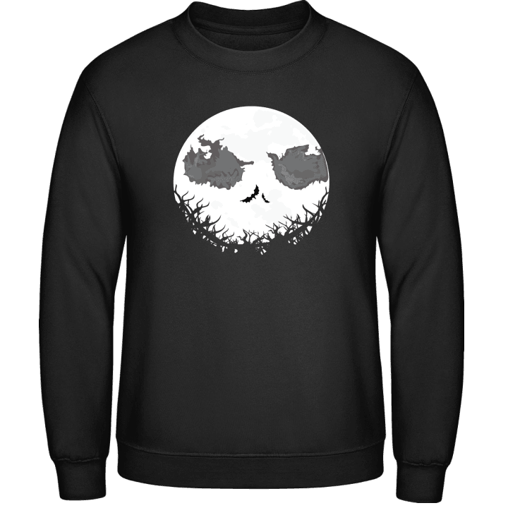 Halloween Moonlight Face Sweatshirt 0 image