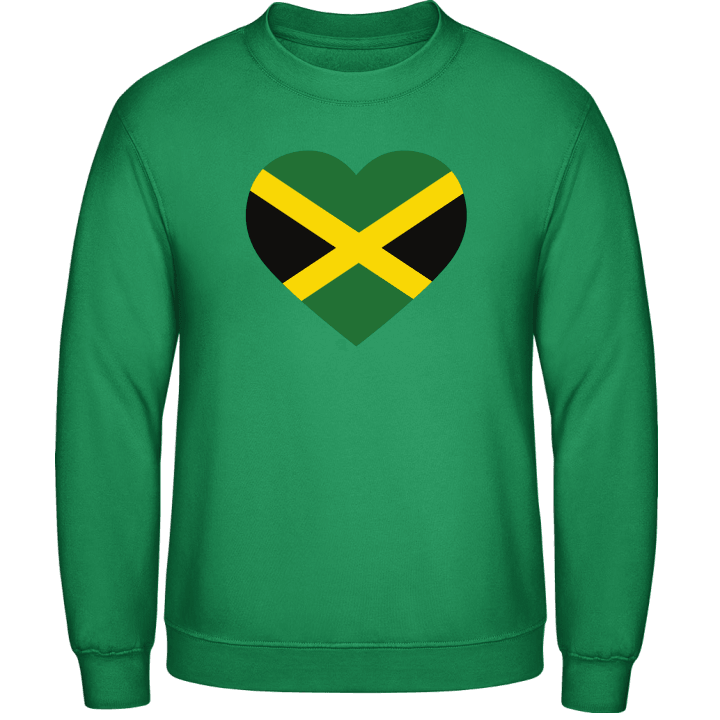 Jamaica Heart Flag Sweatshirt contain pic
