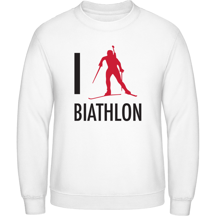 I Love Biathlon Sweatshirt contain pic