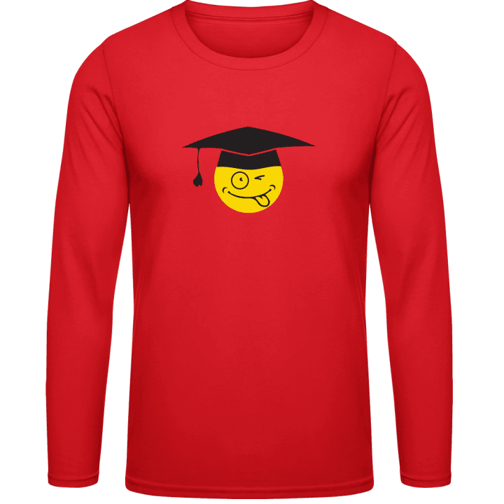 Graduate Smiley T-shirt à manches longues contain pic