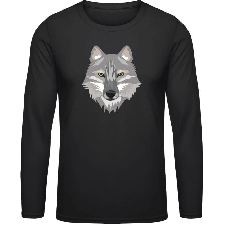 Wolf Face Long Sleeve Shirt 0 image