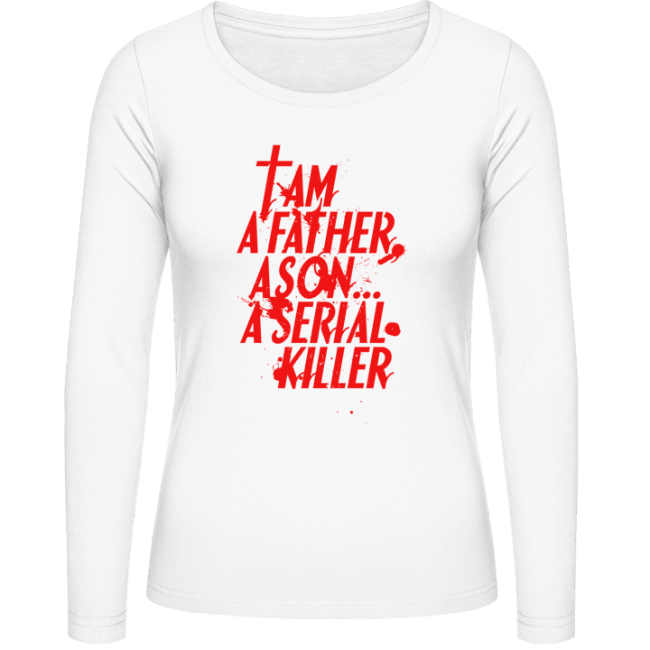 I Am A Father A Son A Serial Ki Langærmet skjorte til kvinder 0 image
