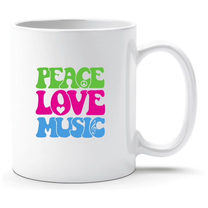 Peace Love Music Taza contain pic