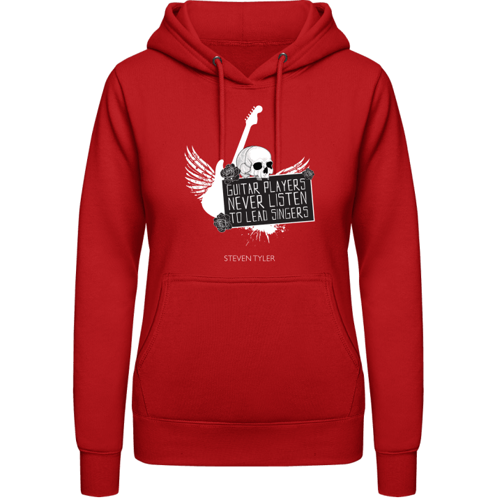 Guitar Players Never Listen To Lead Singers Hoodie för kvinnor contain pic