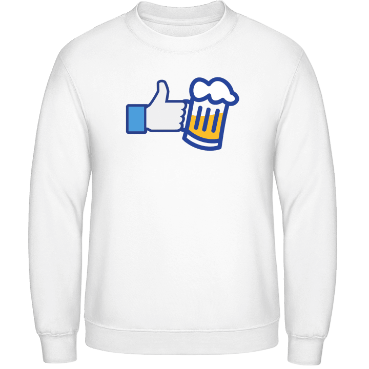 I Like Beer Sweatshirt contain pic