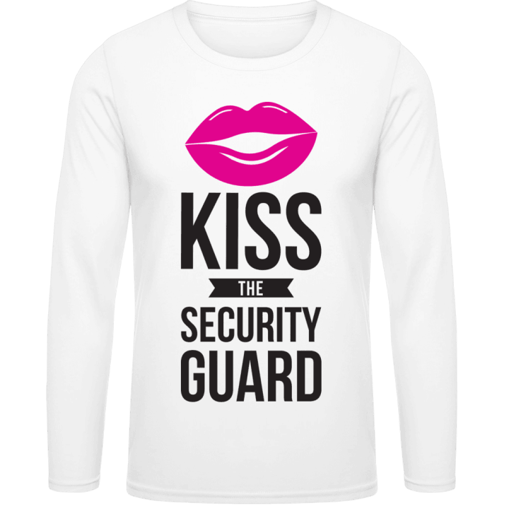 Kiss The Security Guard Langarmshirt contain pic